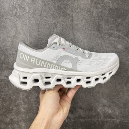 On Cloudmonster 3 White | Silver